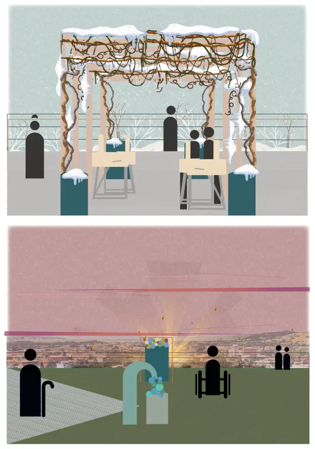 Immagine di copertina per Verde³ - Rappresentazione digitale del giardino sensoriale in estate e primavera.