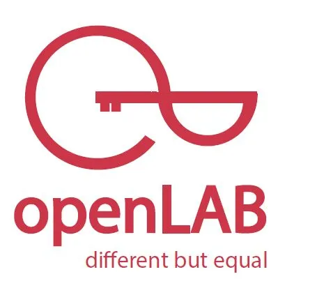 Vista dettaglio 1 di Openlab - Logo e payoff di OpenLab.